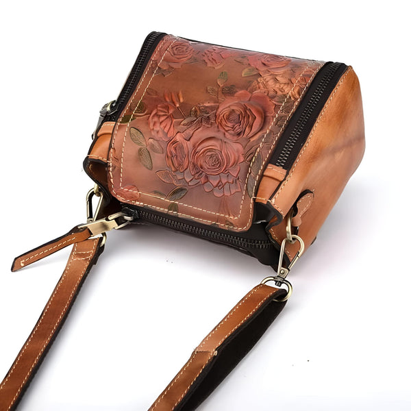 Radiantia™ Natural Skin Leather Crossbody Tote