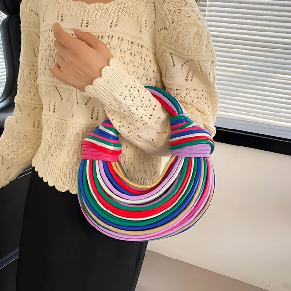 Radiantia™ Rainbow Noodles Shoulder Bag